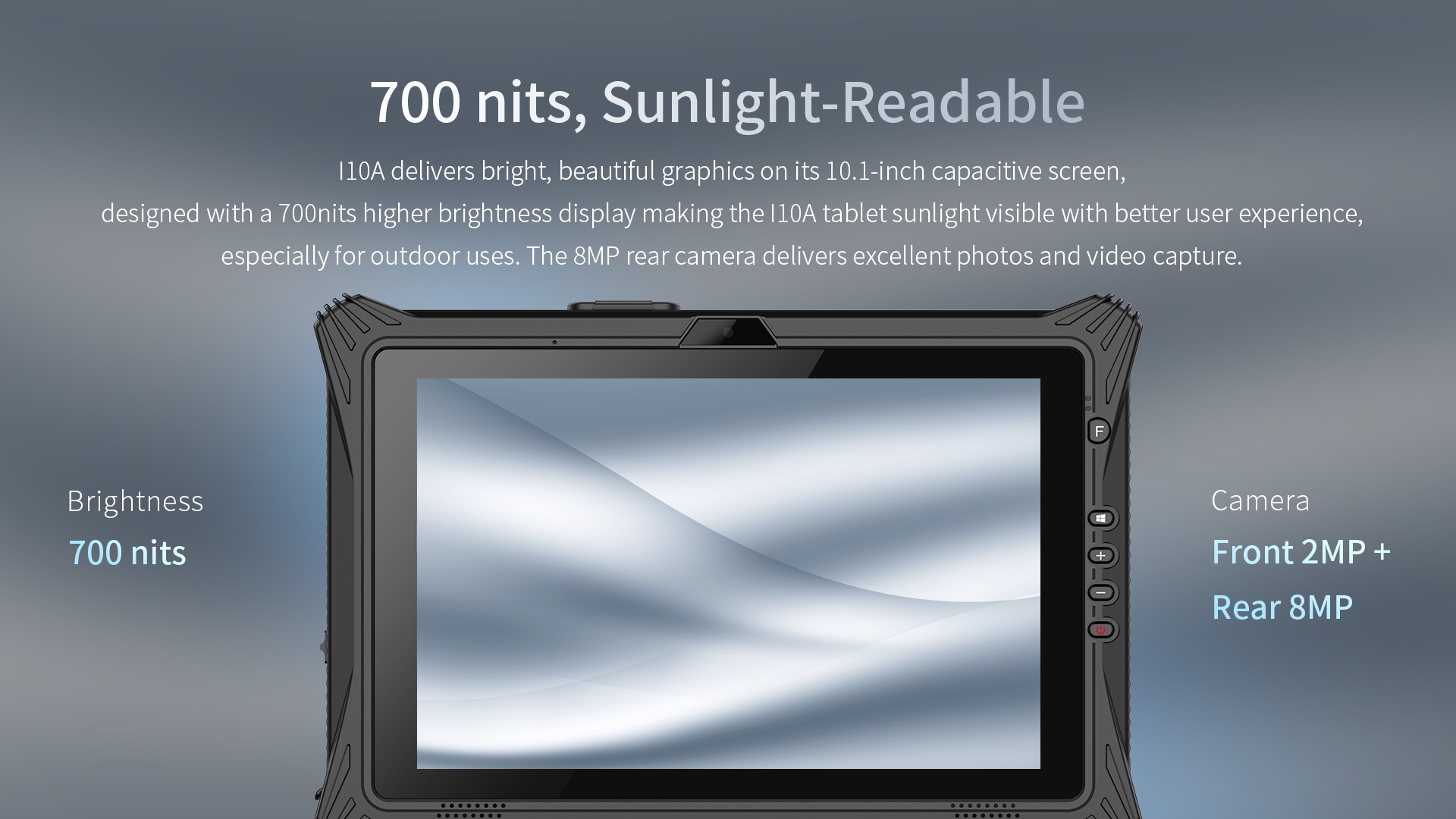 700 nits, Sunlight-Readable
