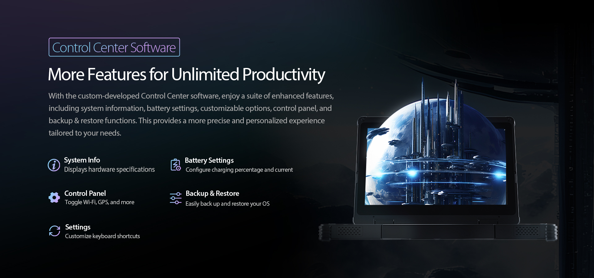 EM-X14M Control Center Software System Management