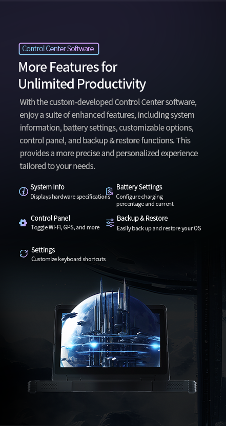 EM-X14M Software Mobile View